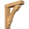 Ekena Millwork Olympic Block Rough Sawn Bracket w/ Offset Brace, Western Red Cedar, 6"W x 26"D x 30"H BKT0604X26X30OLY05RWR - alternate 1